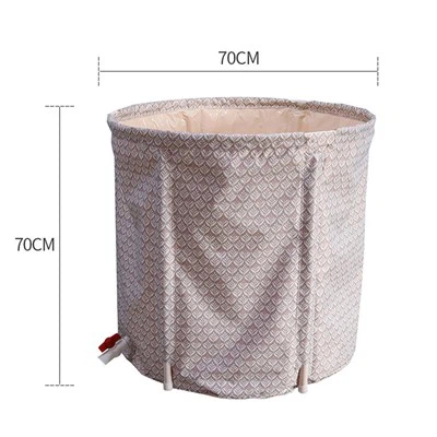 Banheira portátil no chuveiro